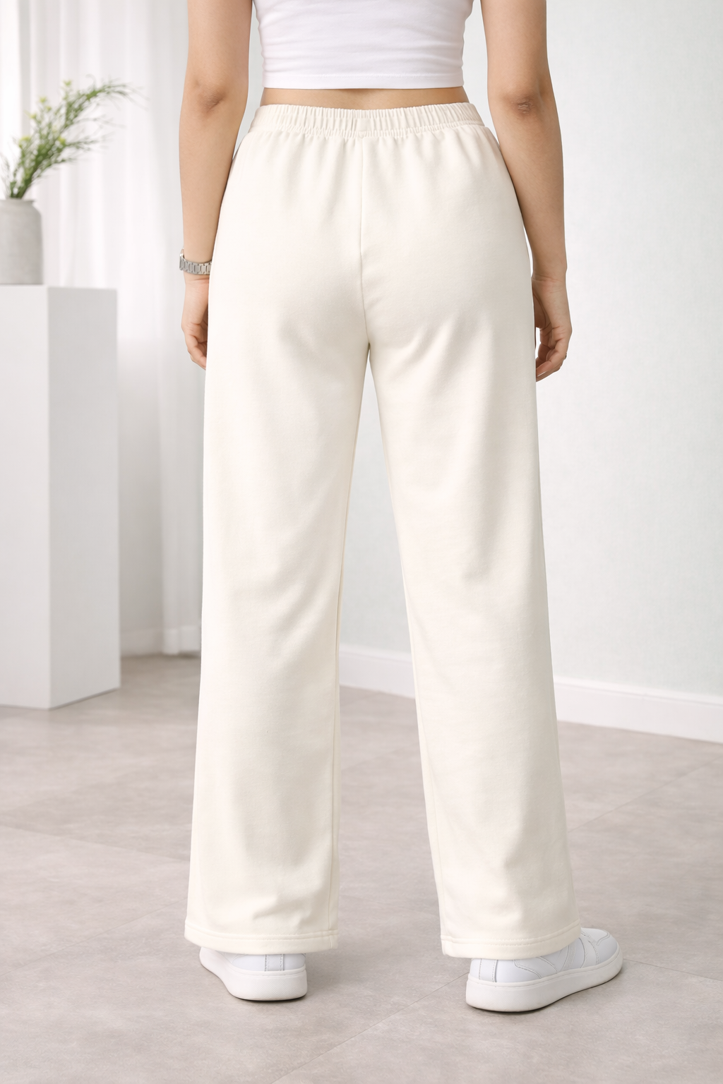 Cream Premium Pant for Women