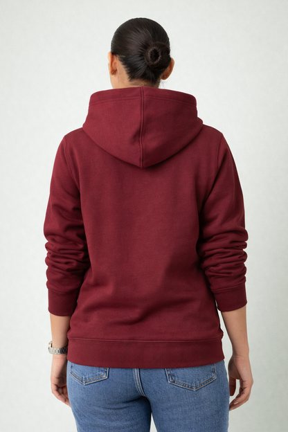 Maroon Premium Hoodies for Women