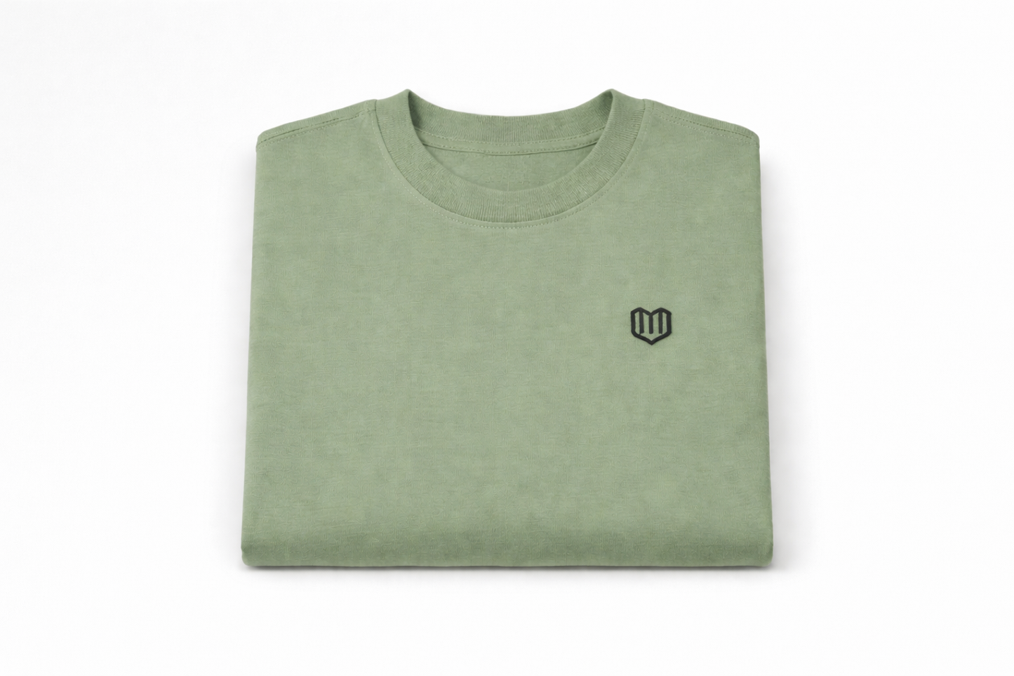Olive Green Cotton Half Sleeve Tshirts for Men