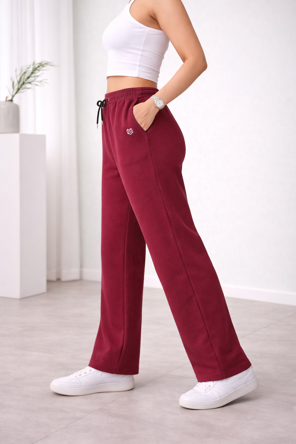 Maroon Premium Pant for Women