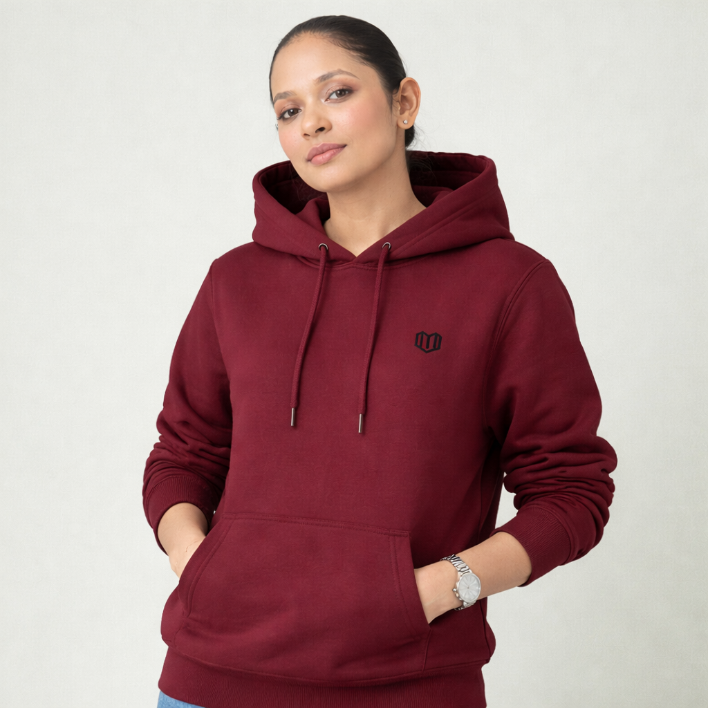 Maroon Premium Hoodies for Women