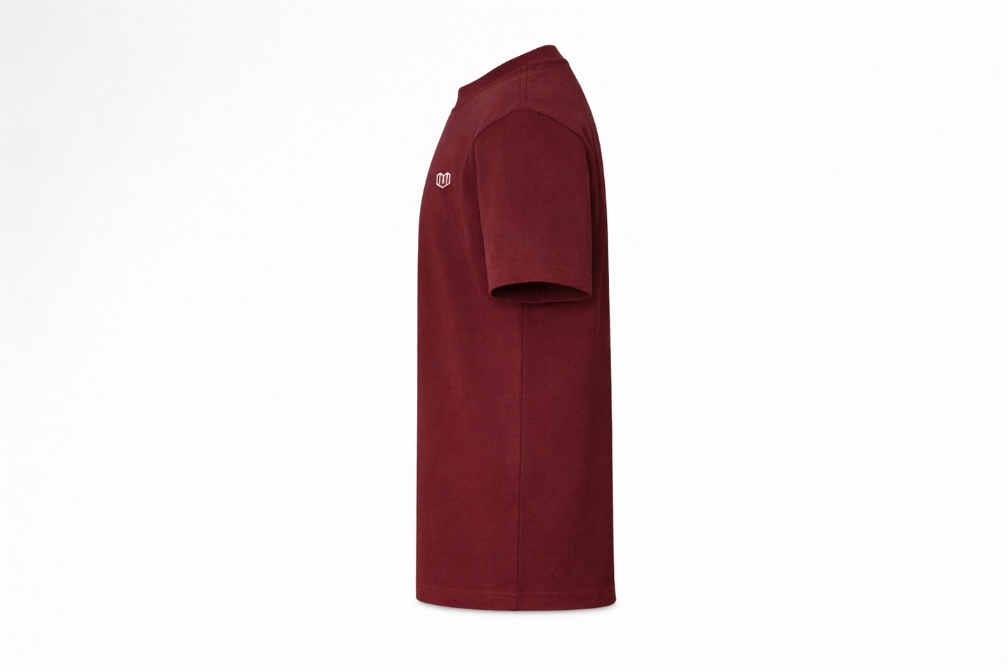 Maroon Cotton Half Sleeve Tshirts for Women