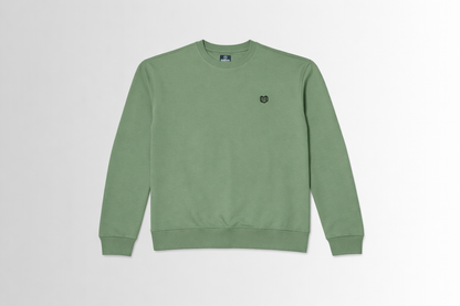 Unisex Olive Green Sweatshirt With Pant