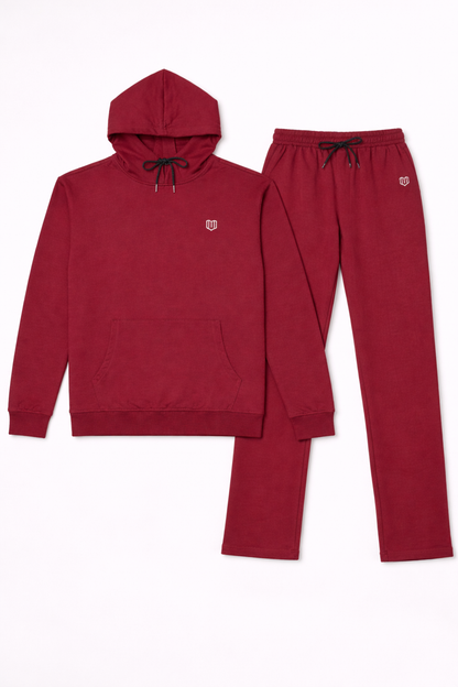 Unisex Maroon Hoodies With Pant