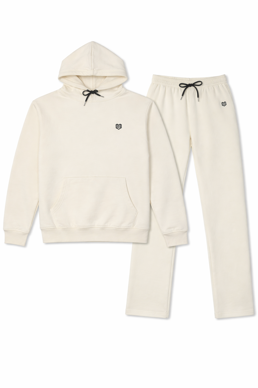 Unisex Cream Hoodies With Pant