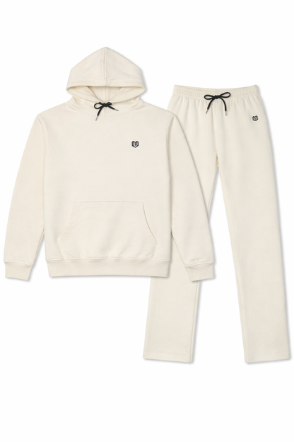 Unisex Cream Hoodies With Pant