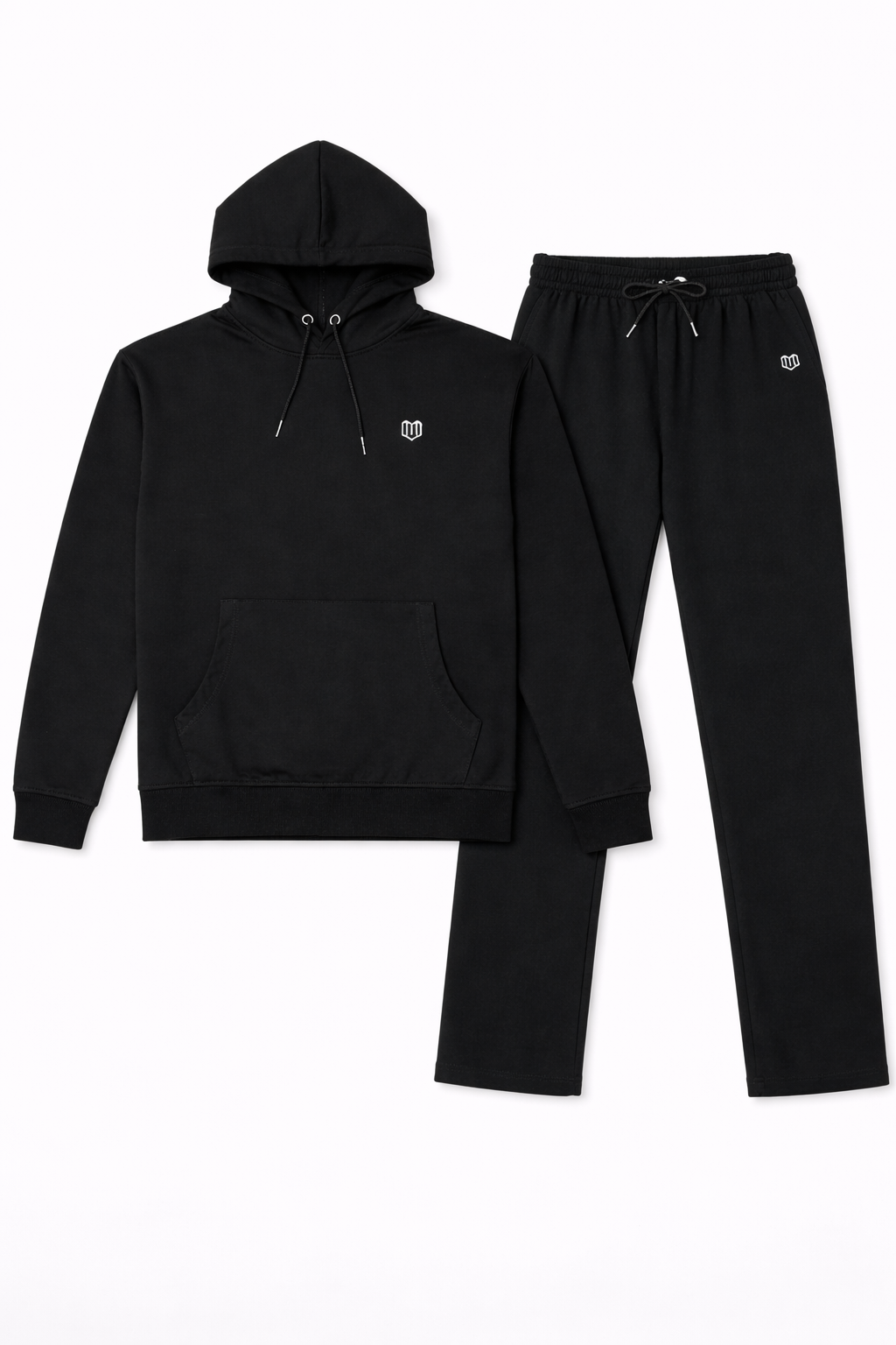 Unisex Black Hoodies With Pant