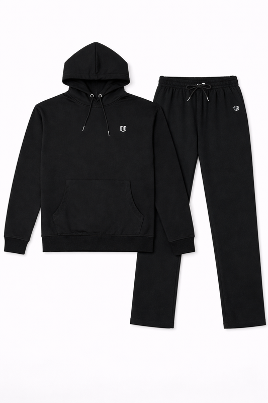 Unisex Black Hoodies With Pant