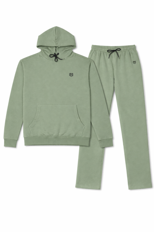 Unisex Olive Green Hoodies With Pant