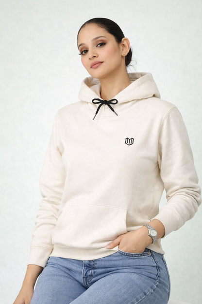 Cream Premium Hoodies for Women