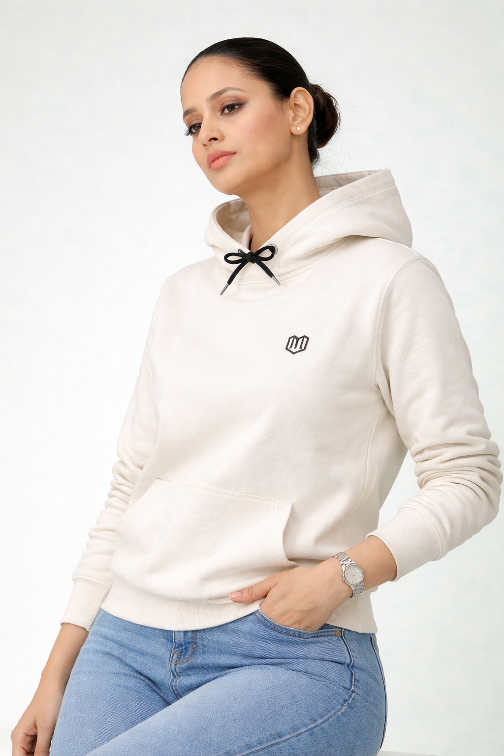 Cream Premium Hoodies for Women