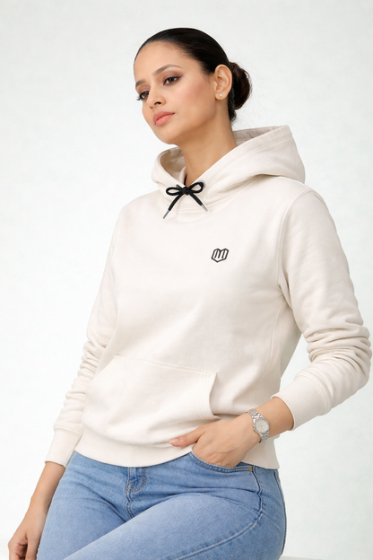 Cream Premium Hoodies for Women