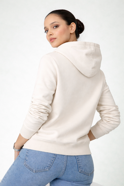 Cream Premium Hoodies for Women