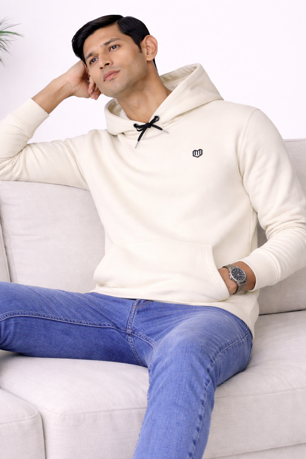 Cream Premium Hoodies for Men
