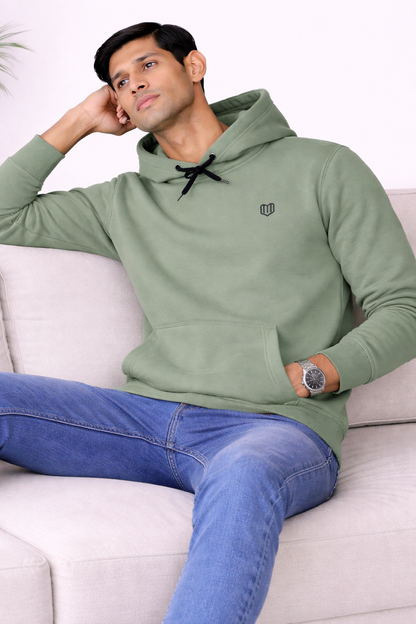 Olive Green Premium Hoodies for Men