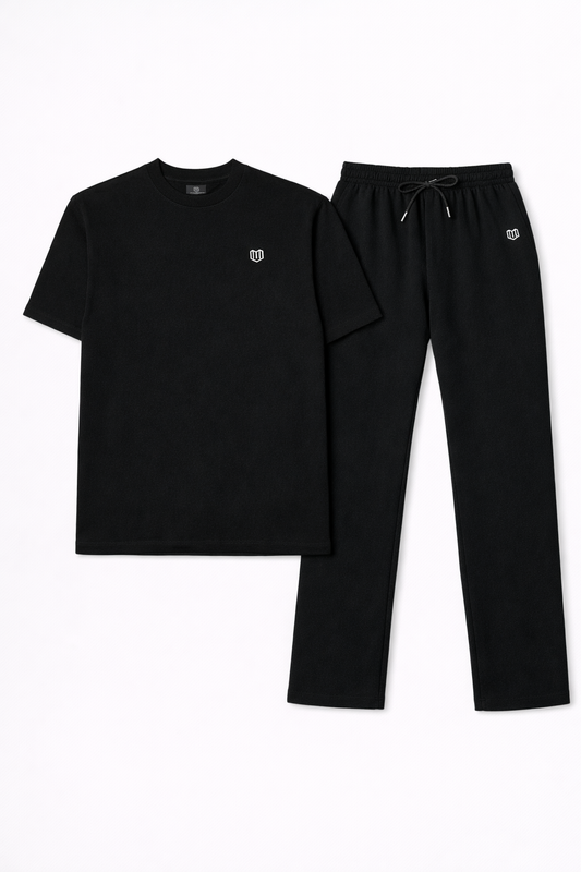 Unisex Black Tshirt With Pant
