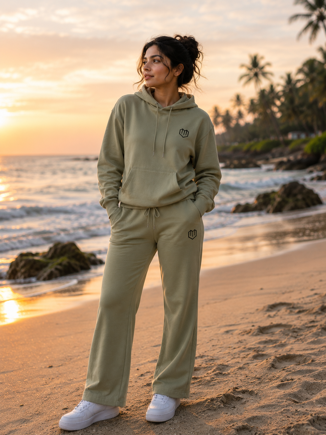 Olive Green Premium Hoodies for Women