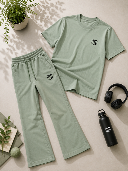 Unisex Olive Green Tshirt With Pant