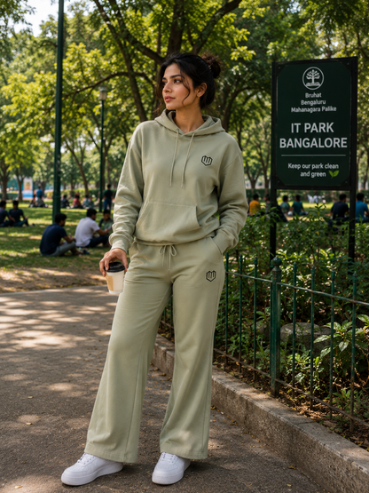 Unisex Olive Green Hoodies With Pant