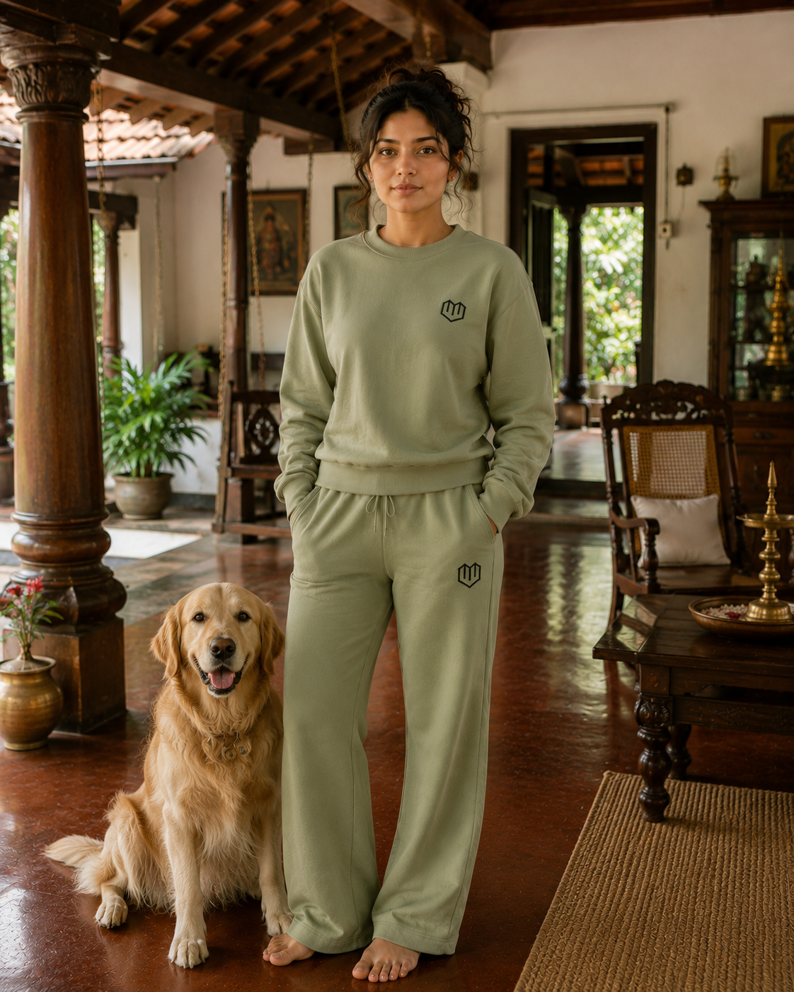 Olive Green Premium Pant for Women