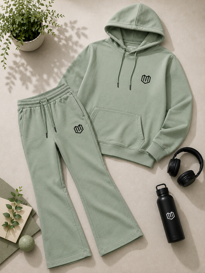 Unisex Olive Green Hoodies With Pant