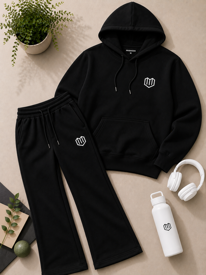 Unisex Black Hoodies With Pant