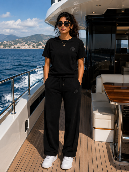 Unisex Black Tshirt With Pant